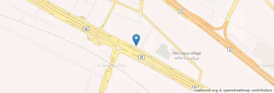 Mapa de ubicacion de بانک انصار en イラン, アルボルズ, شهرستان کرج, بخش مرکزی شهرستان کرج, گرمدره.