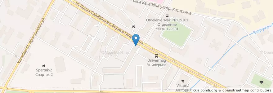 Mapa de ubicacion de Мацони en Russia, Distretto Federale Centrale, Москва, Северо-Восточный Административный Округ, Алексеевский Район.