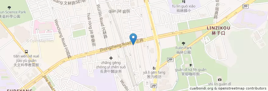 Mapa de ubicacion de 鍋鍋有意思 en Tayvan, 新北市, Taipei, 士林區.