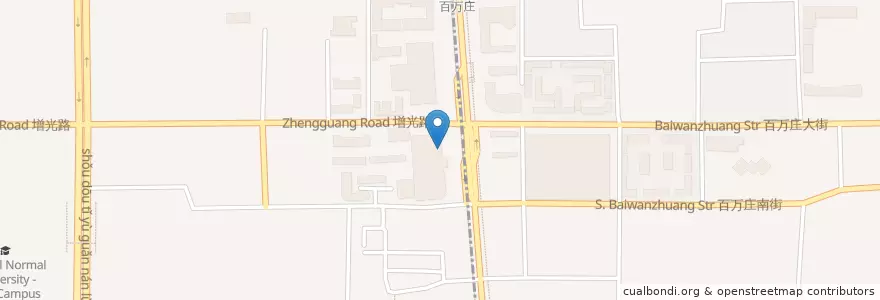 Mapa de ubicacion de 麦当劳 en Çin, Pekin, Hebei, 西城区.