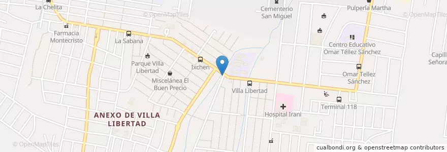 Mapa de ubicacion de Aurora en 니카라과, Departamento De Managua, Managua (Municipio).