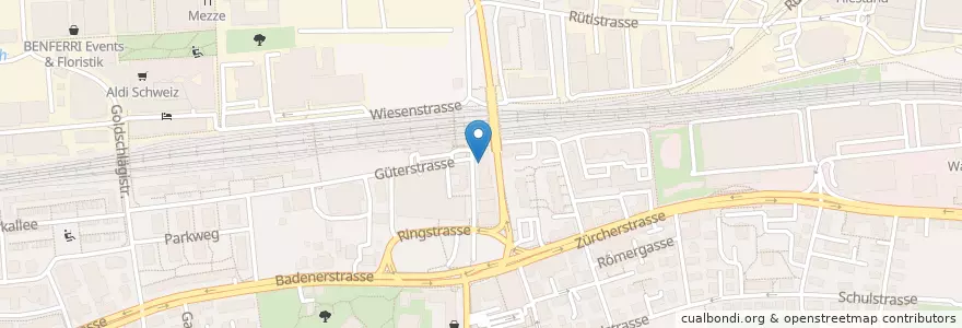 Mapa de ubicacion de Restaurant Amadeus en Svizzera, Zurigo, Bezirk Dietikon, Schlieren.