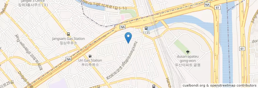 Mapa de ubicacion de 롯데리아 en 대한민국, 서울.