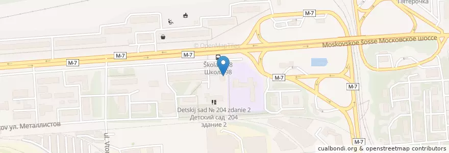 Mapa de ubicacion de EMS en Rusia, Приволжский Федеральный Округ, Óblast De Nizhni Nóvgorod, Городской Округ Нижний Новгород.