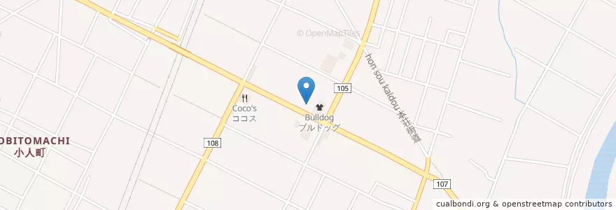 Mapa de ubicacion de 南部屋敷 本荘店 en Japon, Préfecture D'Akita, 由利本荘市.