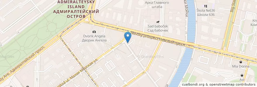 Mapa de ubicacion de Cofix en Rusia, Северо-Западный Федеральный Округ, Óblast De Leningrado, San Petersburgo, Округ № 78.