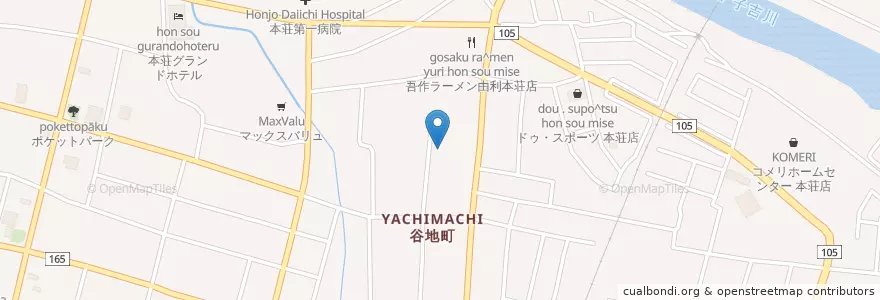 Mapa de ubicacion de 句須志神社 en ژاپن, 秋田県, 由利本荘市.