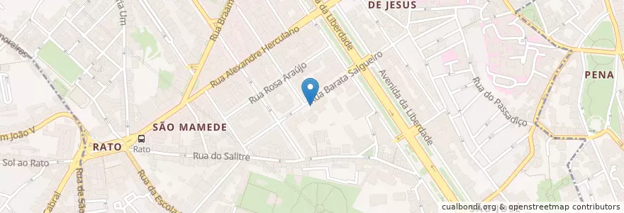 Mapa de ubicacion de Dote en Portugal, Área Metropolitana De Lisboa, Lisboa, Grande Lisboa, Lisboa, Santo António.