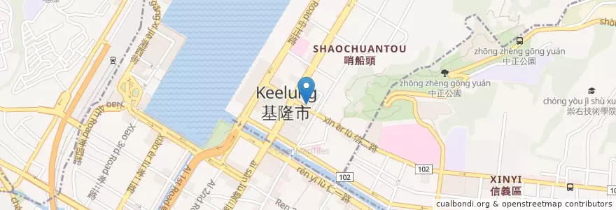 Mapa de ubicacion de 孫翠玲舞蹈班 en 台湾, 台湾省, 基隆市, 仁愛区.