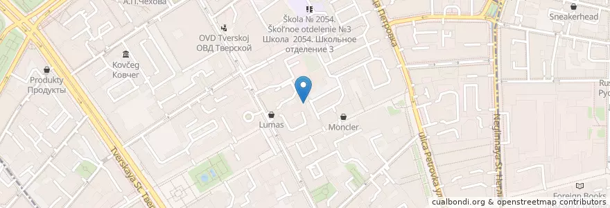 Mapa de ubicacion de Pho Fighters en Russia, Distretto Federale Centrale, Москва, Центральный Административный Округ, Тверской Район.