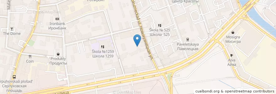 Mapa de ubicacion de Соло en Rusland, Centraal Federaal District, Moskou, Центральный Административный Округ, Район Замоскворечье.