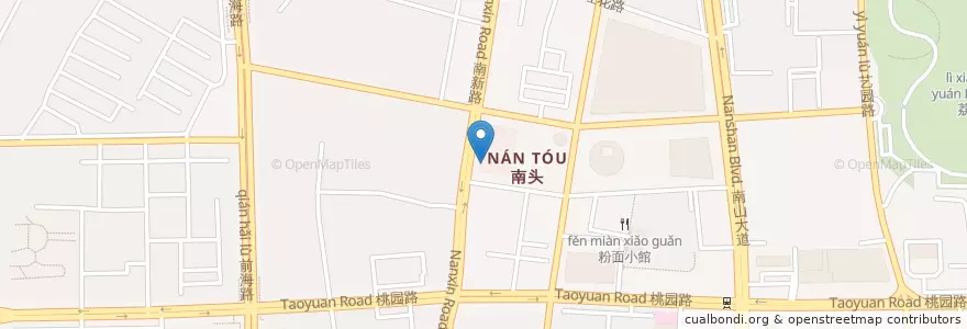 Mapa de ubicacion de 麦当劳 en 中国, 广东省, 深圳市, 南山区, 南头街道.