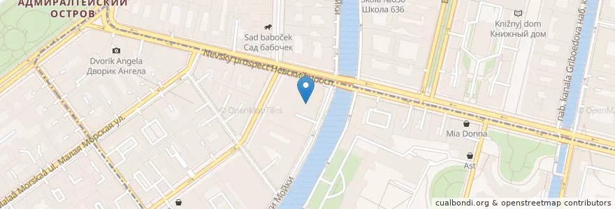 Mapa de ubicacion de Атланты en Russland, Föderationskreis Nordwest, Oblast Leningrad, Sankt Petersburg, Центральный Район, Округ № 78.