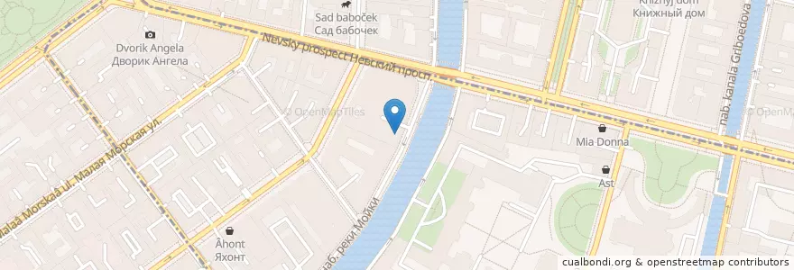 Mapa de ubicacion de Талион en Rusia, Северо-Западный Федеральный Округ, Óblast De Leningrado, San Petersburgo, Центральный Район, Округ № 78.