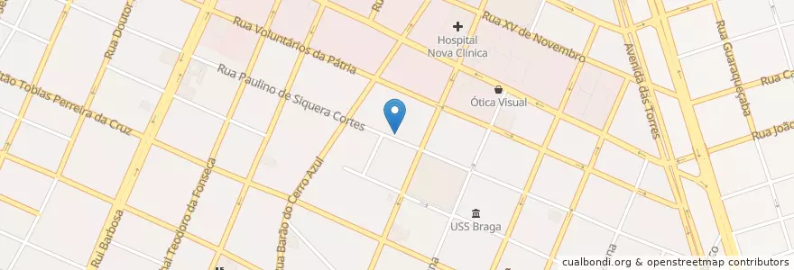 Mapa de ubicacion de Clinica Integrada en Бразилия, Южный Регион, Парана, Região Geográfica Intermediária De Curitiba, Região Metropolitana De Curitiba, Microrregião De Curitiba, São José Dos Pinhais.