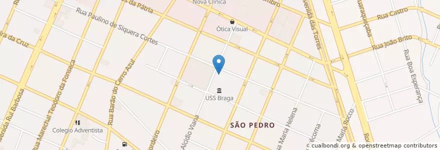 Mapa de ubicacion de Luis en 브라질, 남부지방, 파라나, Região Geográfica Intermediária De Curitiba, Região Metropolitana De Curitiba, Microrregião De Curitiba, São José Dos Pinhais.
