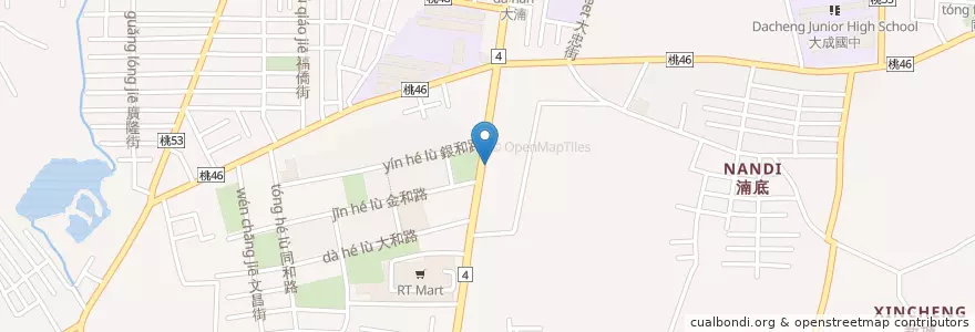Mapa de ubicacion de go鱻海鮮涮涮鍋 en Taiwan, 桃園市, 八德區.