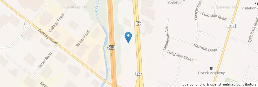 Mapa de ubicacion de TD Bank en 미국, 뉴저지, Bergen County, Paramus.