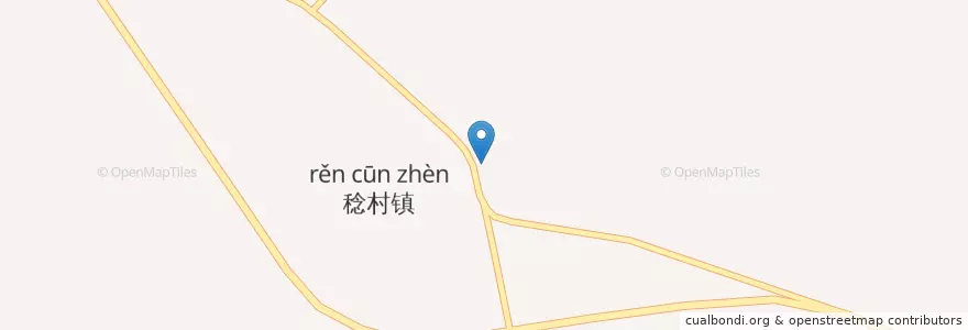 Mapa de ubicacion de 阿华饭店 en 中国, 广东省, 云浮市, 新兴县, 稔村镇.
