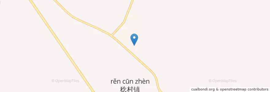 Mapa de ubicacion de 育英才幼儿园 en 中国, 广东省, 云浮市 / Yunfu, 新兴县 (Xinxing), 稔村镇.
