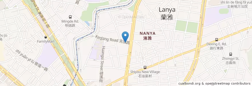 Mapa de ubicacion de 小南老蘇 en Tayvan, 新北市, Taipei, 士林區.