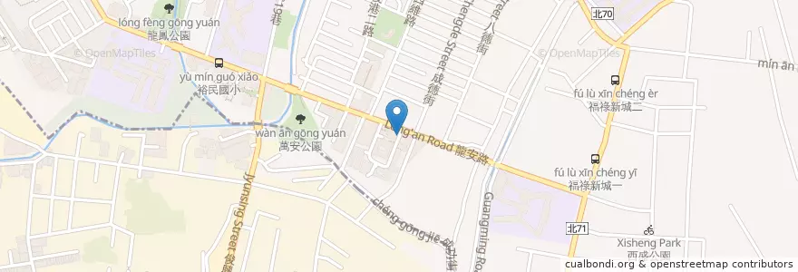 Mapa de ubicacion de 春詠診所 en Taiwan, Nuova Taipei, Distretto Di Xinzhuang.