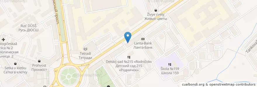 Mapa de ubicacion de Пойдём! en Rusia, Сибирский Федеральный Округ, Wilayah Novosibirsk, Городской Округ Новосибирск.