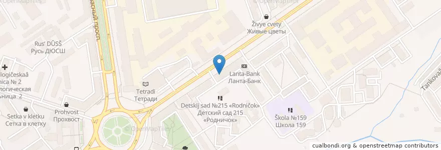 Mapa de ubicacion de Пойдём! en Rusia, Сибирский Федеральный Округ, Wilayah Novosibirsk, Городской Округ Новосибирск.