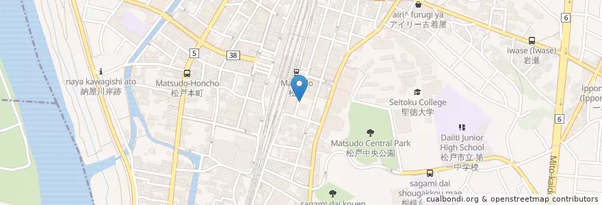Mapa de ubicacion de Park it! en ژاپن, 千葉県, 松戸市.