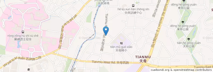 Mapa de ubicacion de 何嘉仁美語 en 臺灣, 新北市, 臺北市, 北投區.
