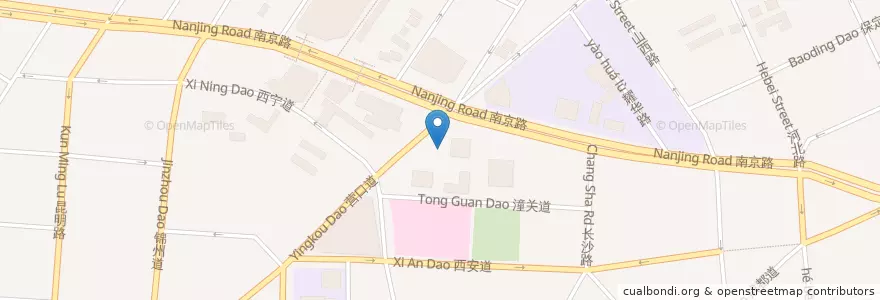Mapa de ubicacion de Super Boom Burger en الصين, تيانجين, خبي, 和平区 (Heping).