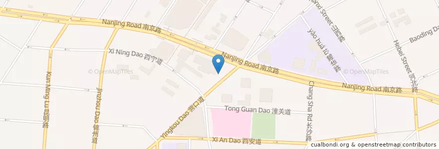 Mapa de ubicacion de Pizza Hut en 中国, 天津市, 河北省, 和平区 (Heping).