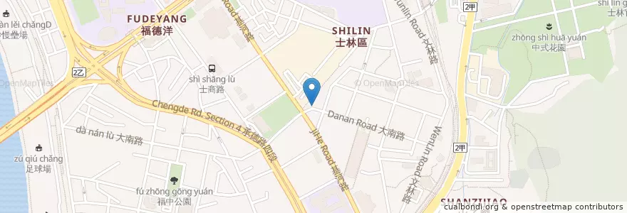 Mapa de ubicacion de 最佳拍檔滷味 en Taiwan, Nuova Taipei, Taipei, 士林區.