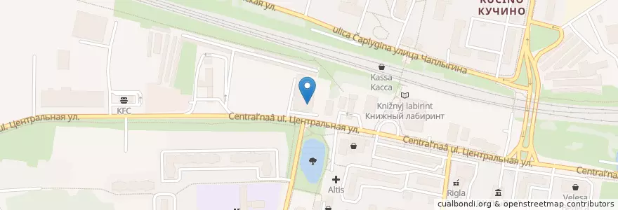 Mapa de ubicacion de Да здоров! en روسيا, Центральный Федеральный Округ, محافظة موسكو, Городской Округ Балашиха.
