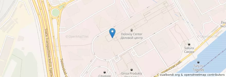 Mapa de ubicacion de ВьетКафе en ロシア, 中央連邦管区, モスクワ, Центральный Административный Округ, Пресненский Район.
