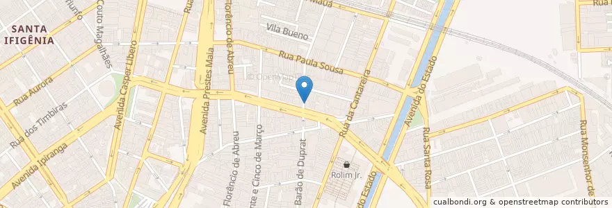 Mapa de ubicacion de Ponto de Táxi Barão Duprat en Brezilya, Güneydoğu Bölgesi, Сан Паулу, Região Geográfica Intermediária De São Paulo, Região Metropolitana De São Paulo, Região Imediata De São Paulo, Сан Паулу.