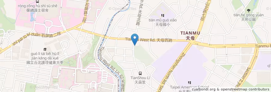 Mapa de ubicacion de 君悅排骨 en Тайвань, Новый Тайбэй, Тайбэй, 北投區.