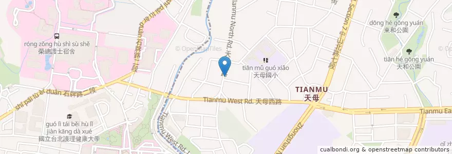 Mapa de ubicacion de Amy sun en Tayvan, 新北市, Taipei, 北投區.