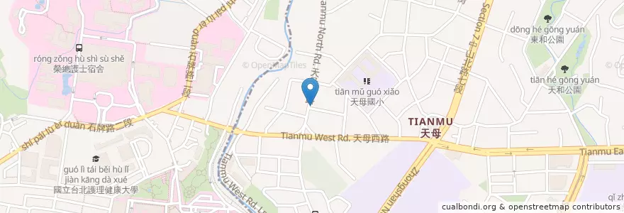 Mapa de ubicacion de 佳視得眼科 en 타이완, 신베이 시, 타이베이시, 베이터우 구.
