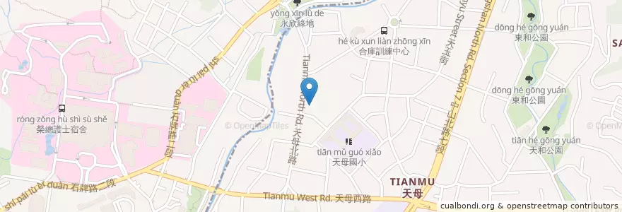 Mapa de ubicacion de 許明全醫師 en تایوان, 新北市, تایپه, 北投區.
