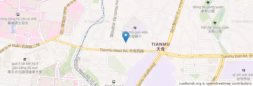 Mapa de ubicacion de 燒肉居酒屋 en تایوان, 新北市, تایپه, 北投區.