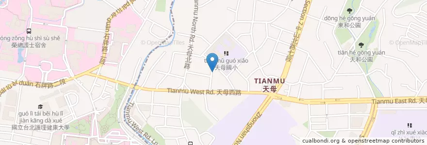 Mapa de ubicacion de 如觀顯密佛學中心 en Tayvan, 新北市, Taipei, 北投區.