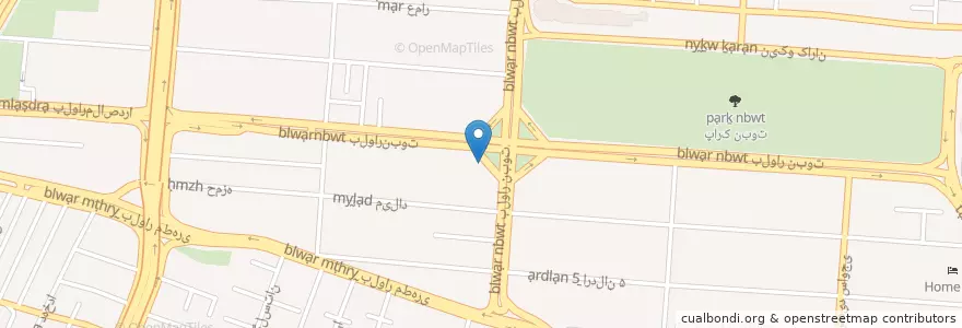 Mapa de ubicacion de رستوران حاج مهدی en イラン, アルボルズ, شهرستان کرج, بخش مرکزی شهرستان کرج, کرج.