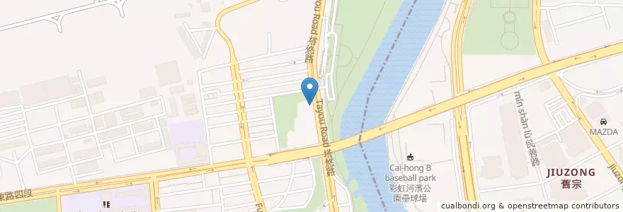 Mapa de ubicacion de 塔悠疏散門 en 臺灣, 新北市, 臺北市, 松山區, 內湖區.