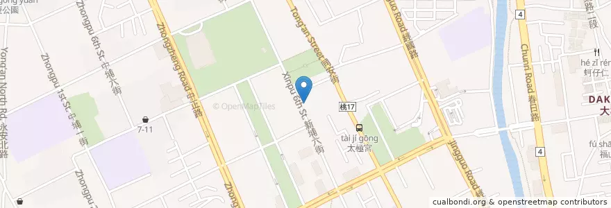 Mapa de ubicacion de Bistrot Latini 義大利小館 en 臺灣, 桃園市, 桃園區.