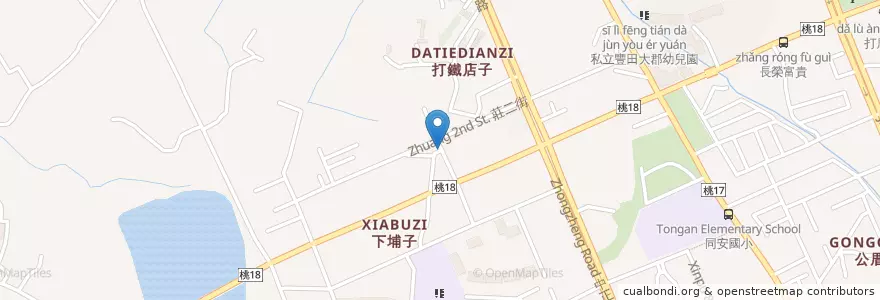 Mapa de ubicacion de SOLO COFFEE en 台湾, 桃園市, 桃園区.