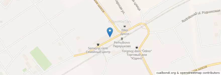 Mapa de ubicacion de Pizza&Burger en Россия, Центральный Федеральный Округ, Московская Область, Одинцовский Городской Округ.