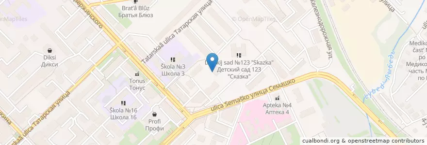 Mapa de ubicacion de Солянка en Rusia, Центральный Федеральный Округ, Рязанская Область, Городской Округ Рязань.