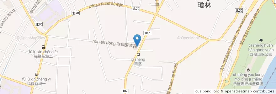 Mapa de ubicacion de 新莊勞工中心 en Тайвань, Новый Тайбэй, 新莊區.
