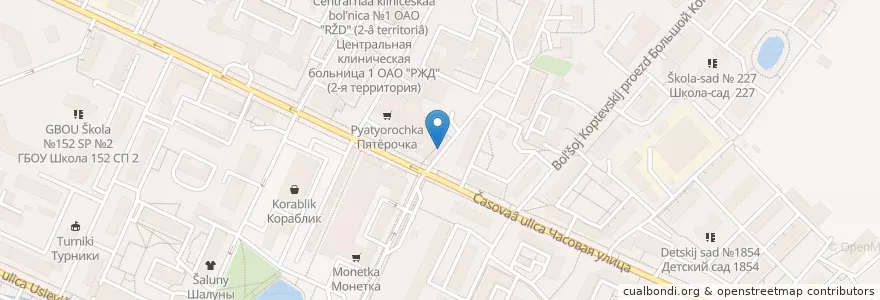 Mapa de ubicacion de Узбекская кухня en Russia, Distretto Federale Centrale, Москва, Северный Административный Округ, Район Аэропорт.